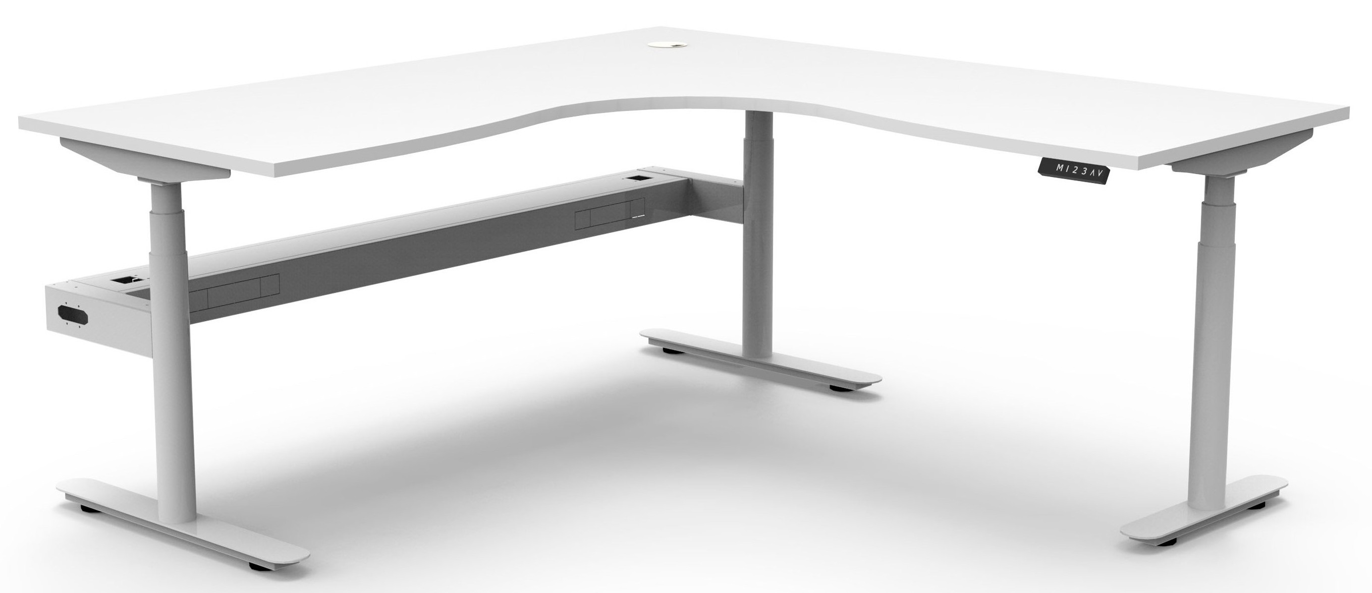 Halo+ Height Adjustable Corner Desk